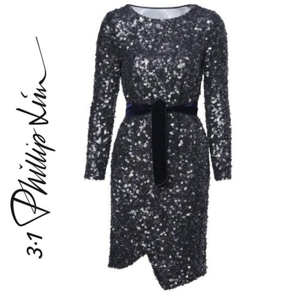 3.1 Phillip Lim Dresses & Skirts - 3.1 PHILLIP LIM silk sequin cocktail dress RRP US$1,099